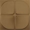 Ekena Millwork 19 5/8in. W x 19 5/8in. H Edmund EnduraWall Decorative 3D Wall Panel Covers 2.67 Sq. Ft. WP20X20EUCGH - alternate 1